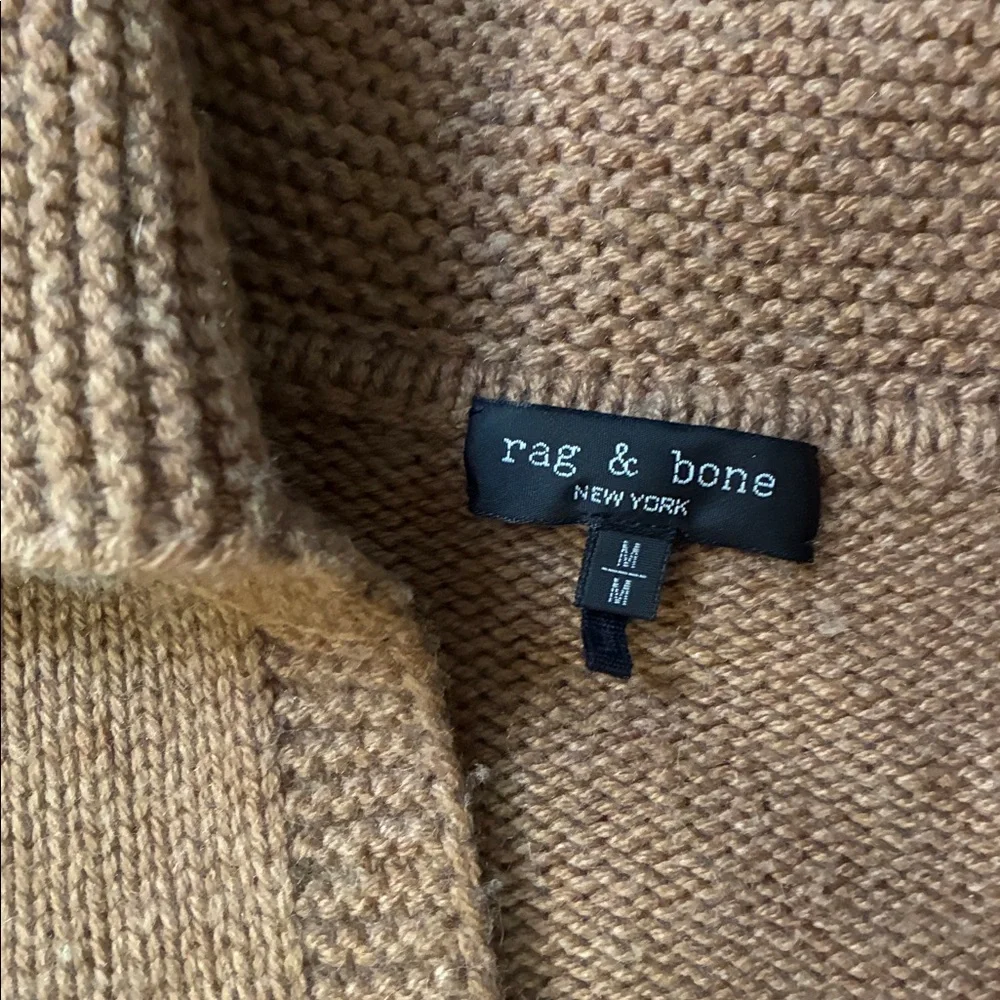 Woman’s rag & bone Camel Cowl‎ Neck medium brown Sweater - M